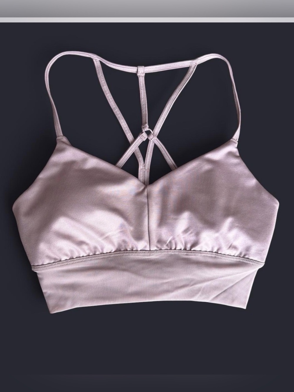 Alo Yoga Dusted Plum Set XS (Airbrush High-Waist 7/8 Leggings & Lavish Bra) - Picture 6 of 7